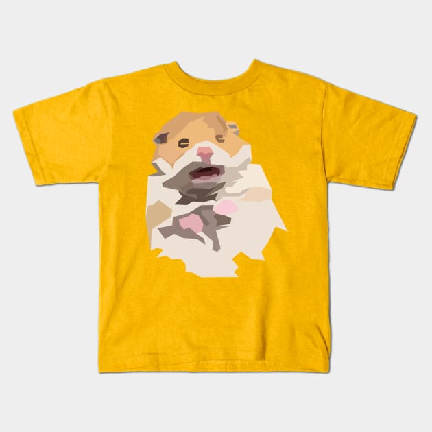 Scared Hamster meme Kids T-Shirt by IIsEggs